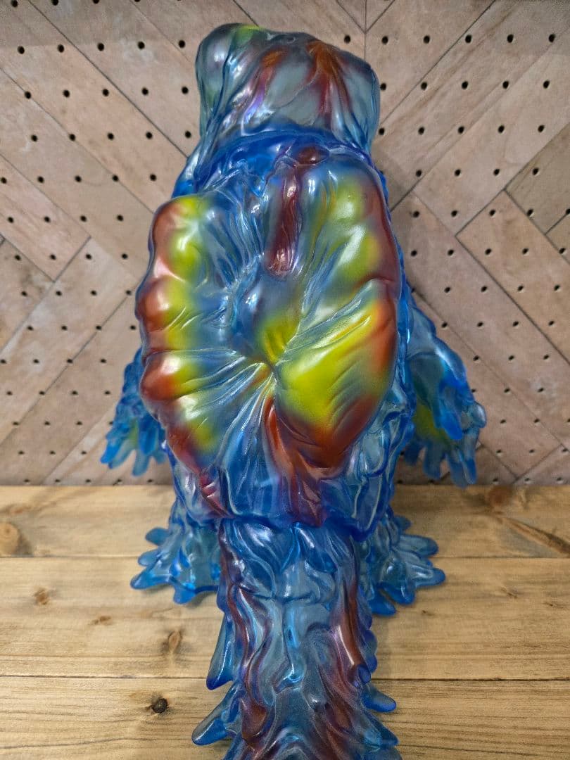 ギガブレイン ヘドラ クリアブルー ソフビ