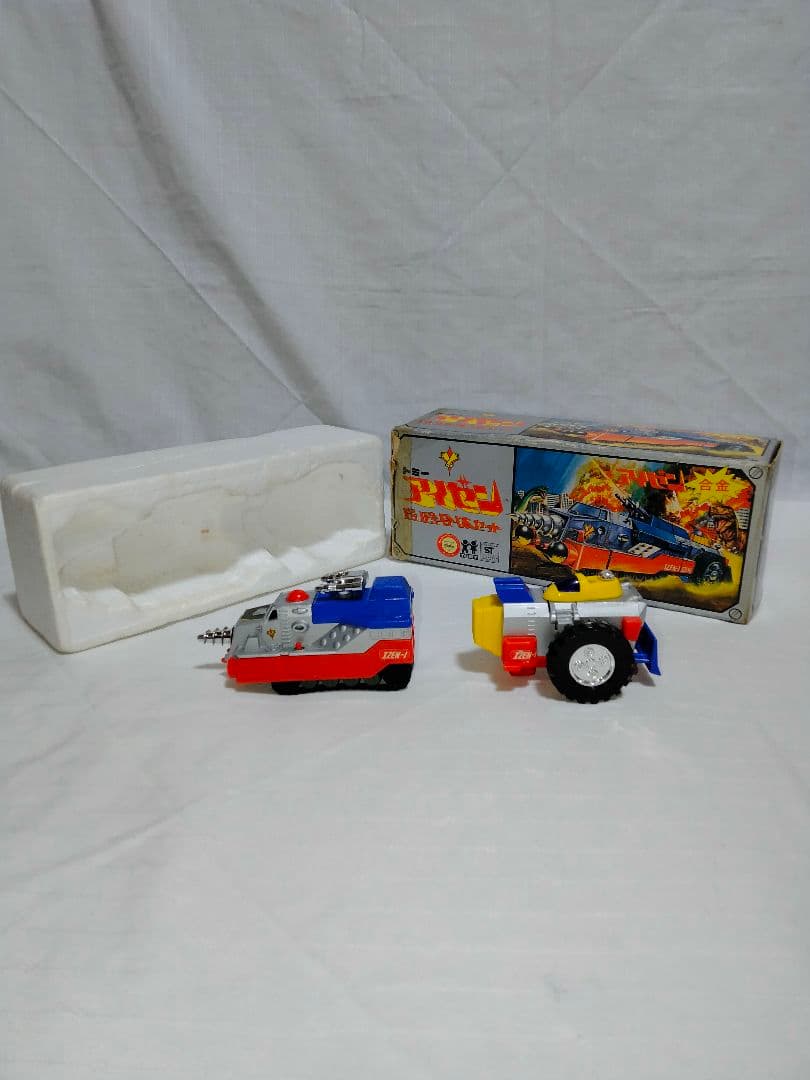 希少 トミー恐竜大戦争アイゼンボーグ アイゼン1号2号合体セット ヴィンテージ