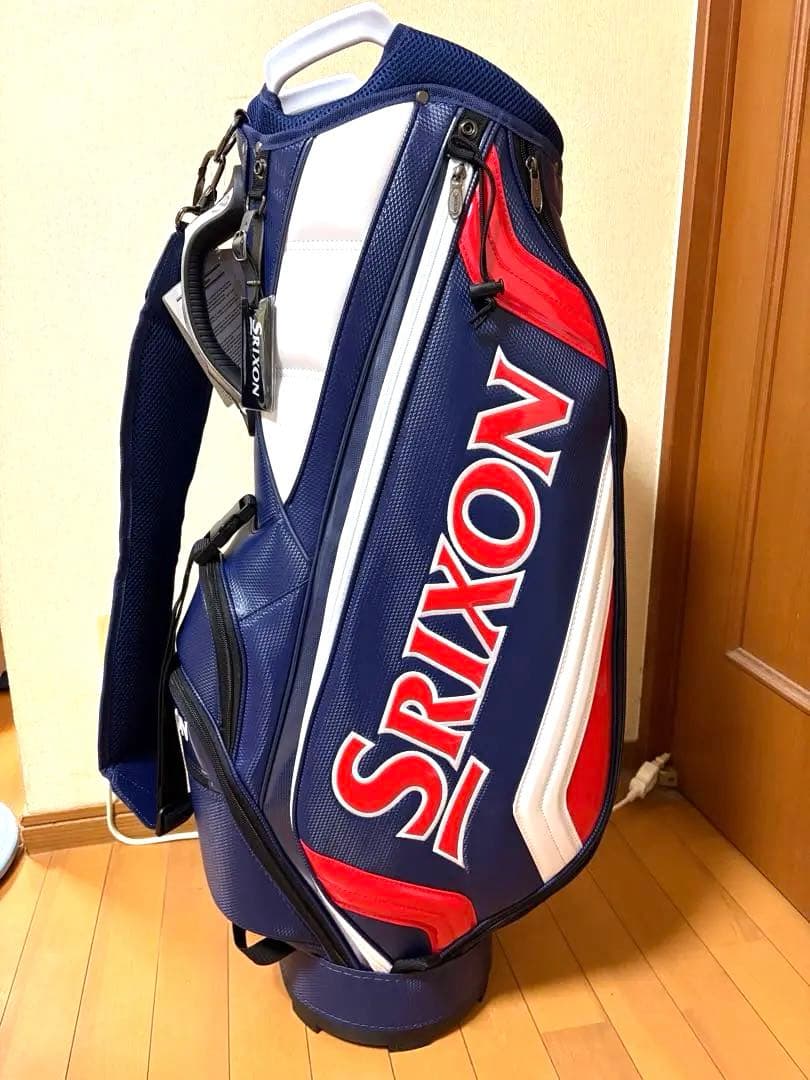 Srixon キャディバッグ ネイビー/ホワイト/レッド　新品、未使用、タグ付き
