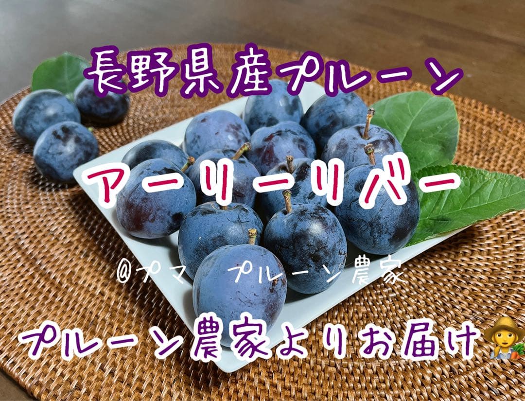 長野県産プルーン　2025終了しました　ありがとうございました(*˙˘˙*)ஐ