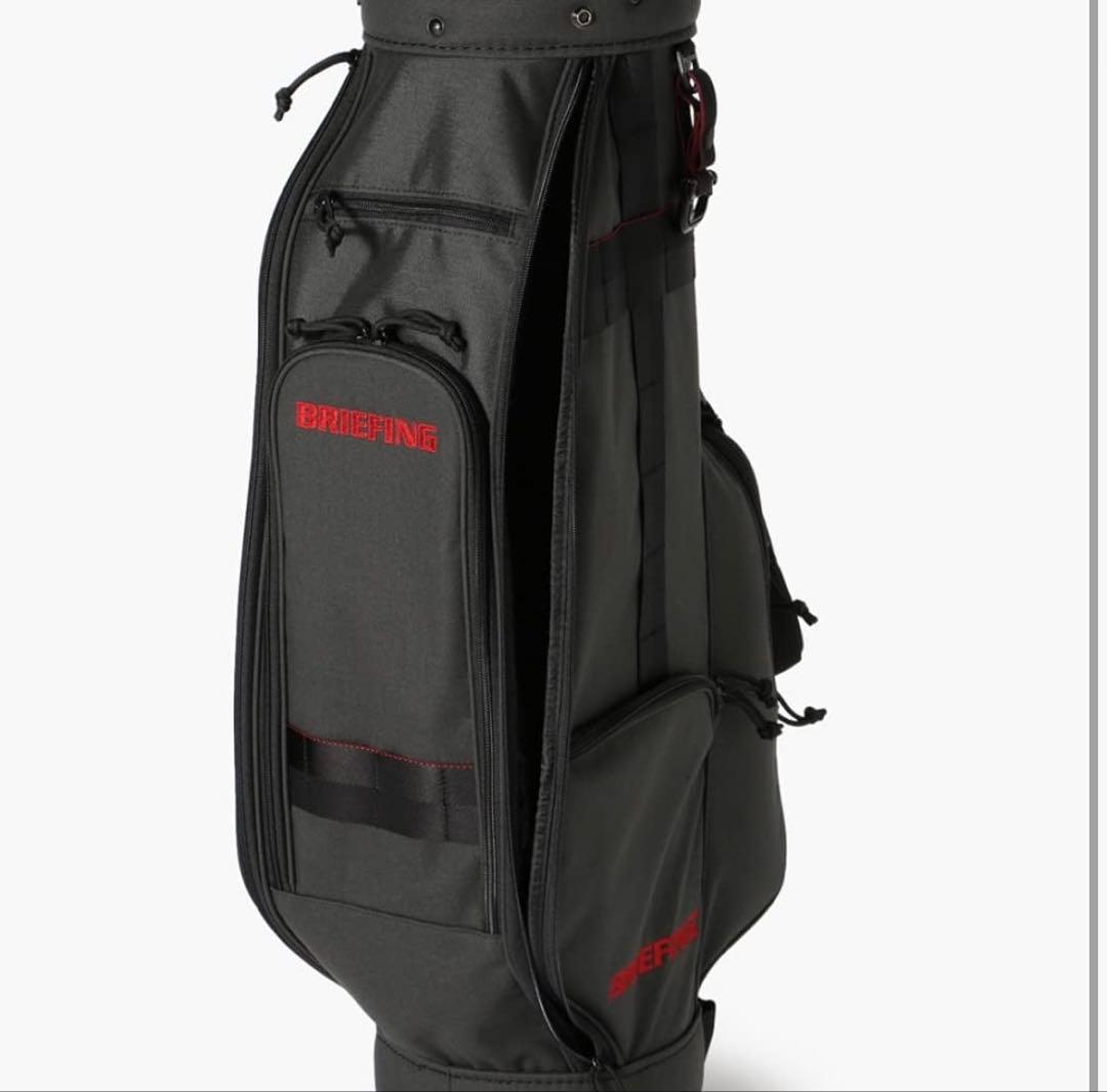 ブリーフィングCRー8 キャディバッグ　美品一回使用　スティール　8.5型