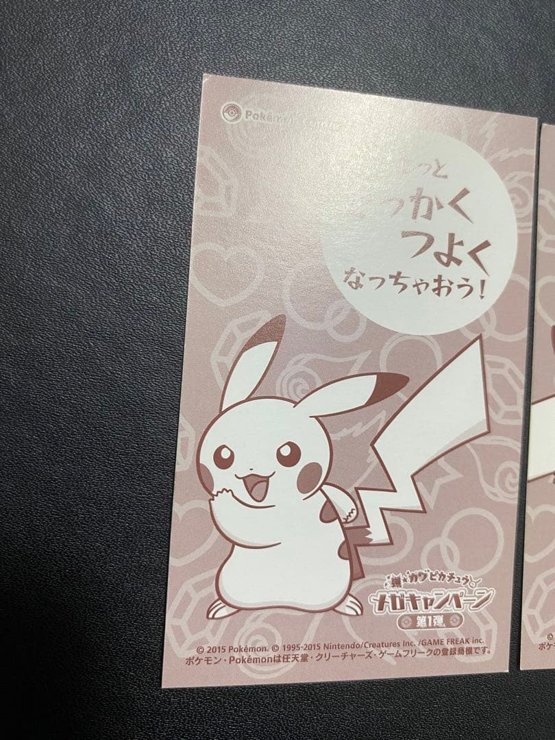 ポンチョを着たピカチュウ 名刺カード メガリザードンXY ポケモンセンター