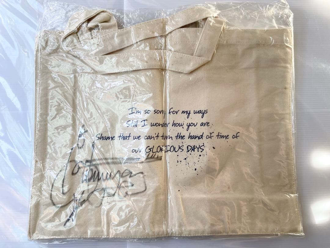 布袋寅泰　直筆サイン入りトートバック　リキッドルーム　マンスリーライブ　グッズ