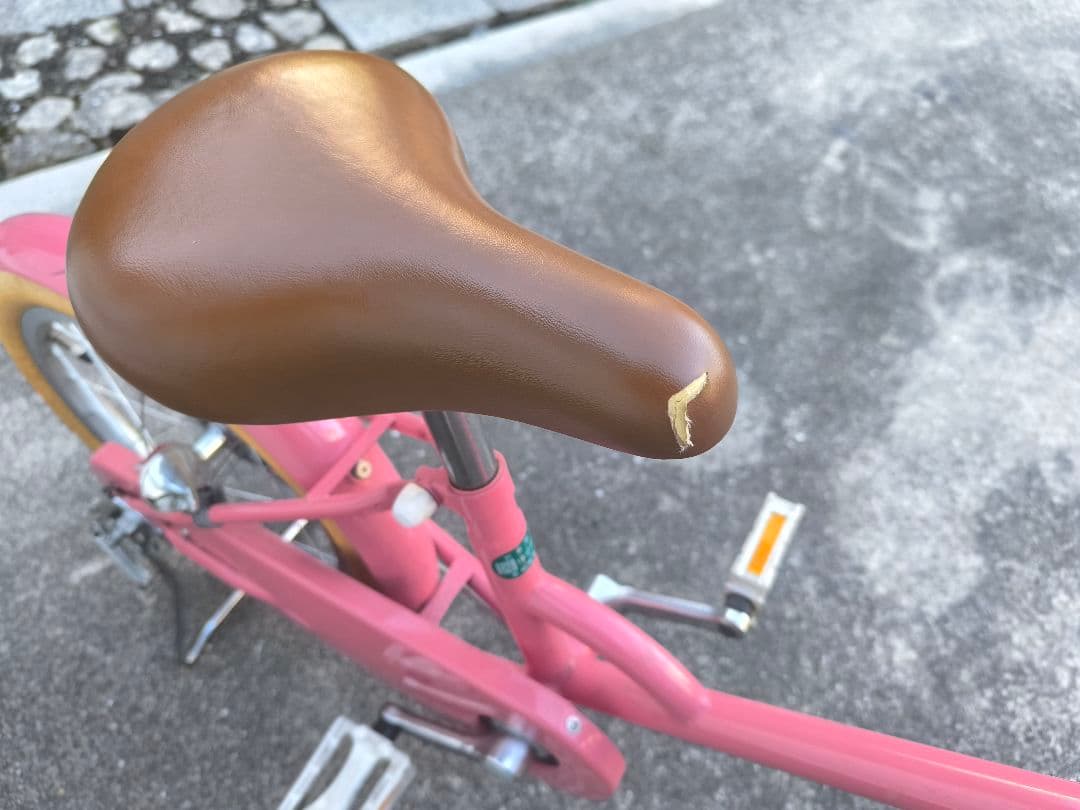 東京バイク　ピンク 幼児用自転車 前バスケット付き