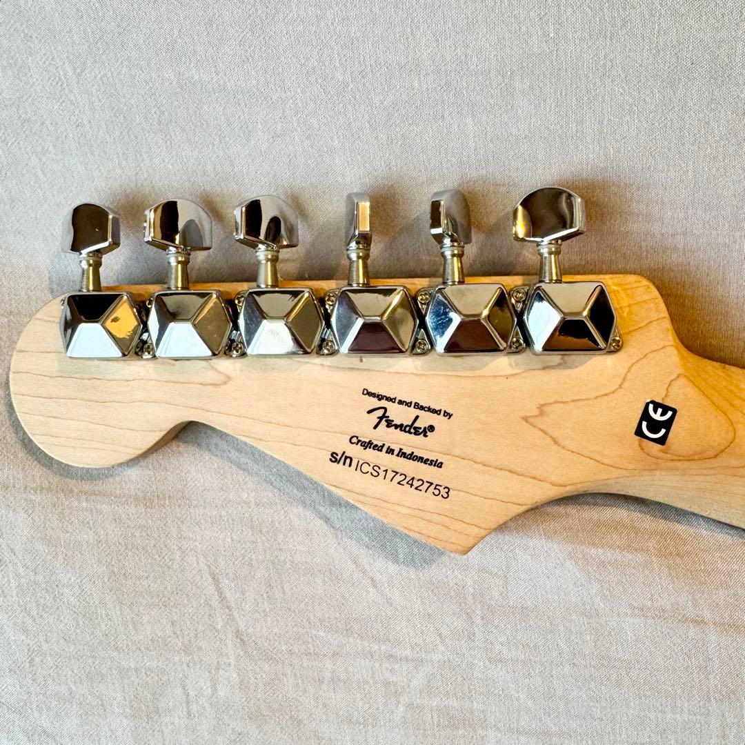 【極美品】Squier ストラトキャスター Bullet ブラック ソフトケース