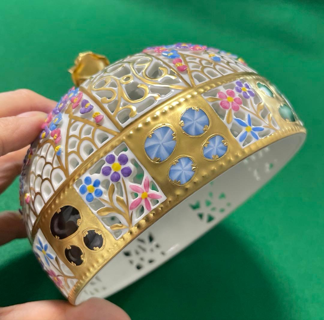 【美品】ヘレンド　クラウンボンボニエール　1000個限定品