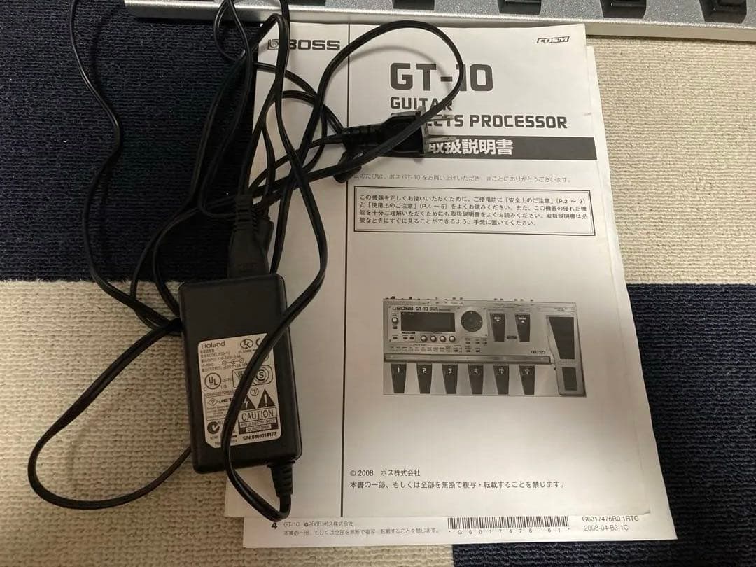 BOSS GT-10 ギター用マルチエフェクターアダプター取説USBケーブル付き