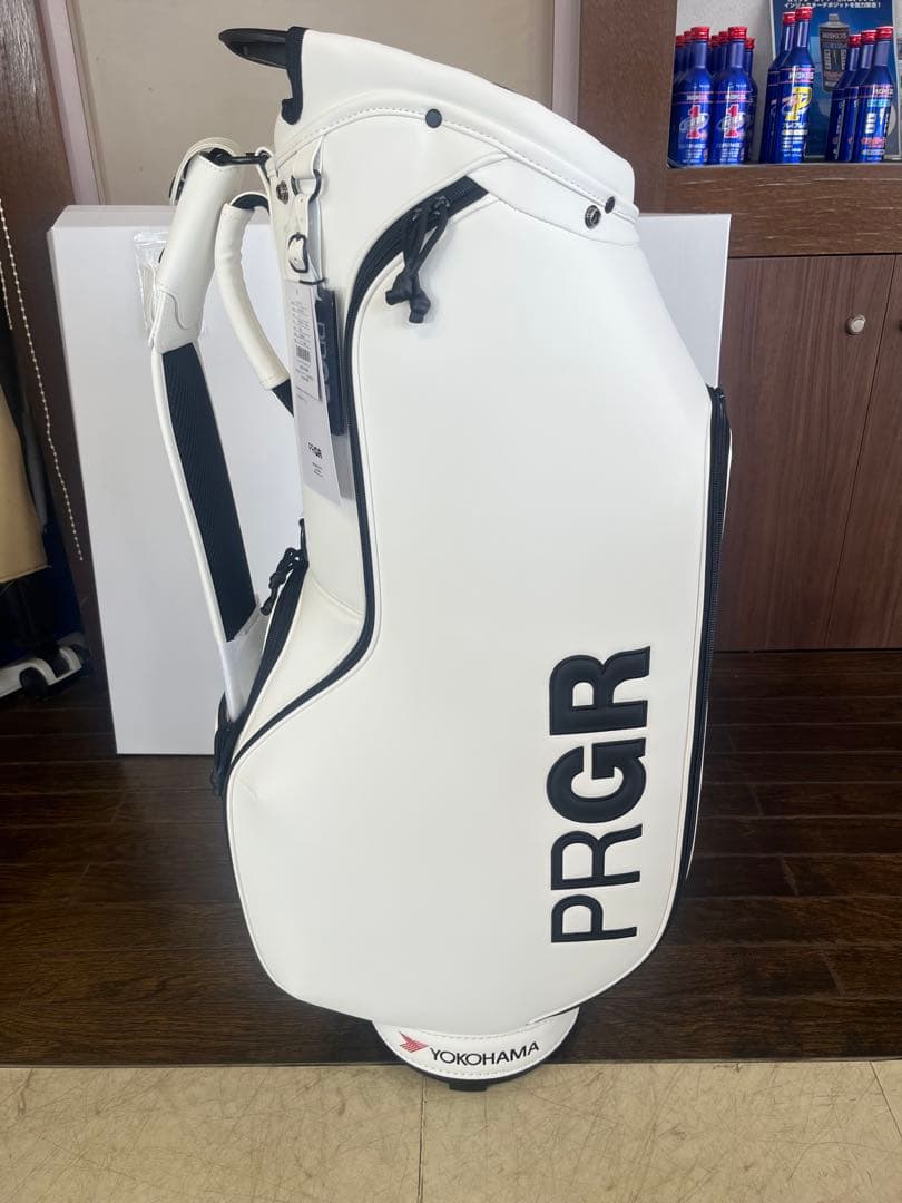 新品未使用PRGR ホワイト キャディバッグ