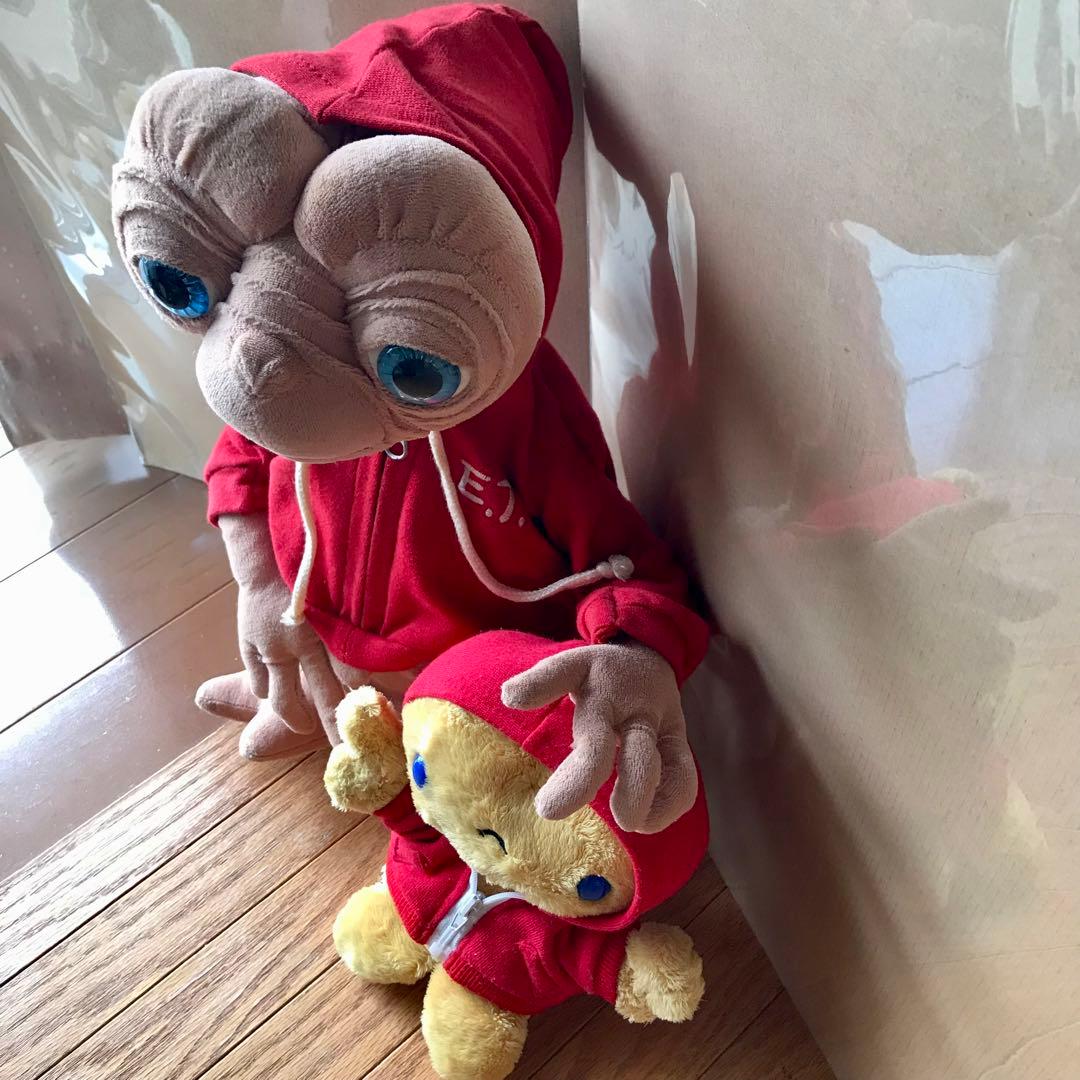 ユニバーサルスタジオ　USJ E.T.大きいぬいぐるみ　ET 2個セット当時物