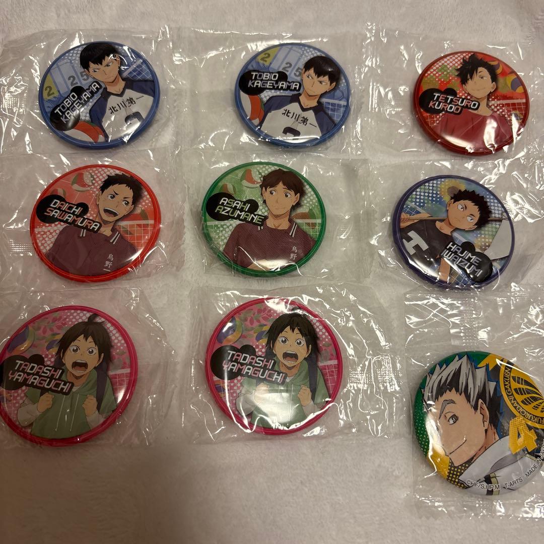 ハイキュー 思い出 幼少期 缶バッジ ガチャガチャ