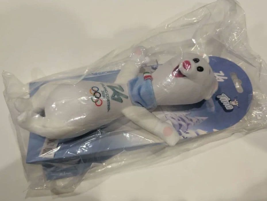 27cm ティナ Tina ミラノオリンピック ぬいぐるみ Lサイズ