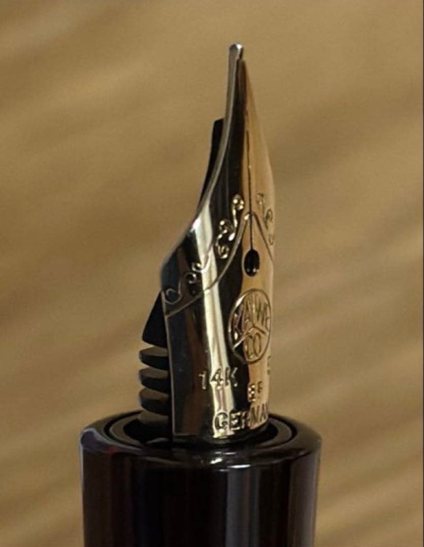 KAWECO カヴェコ 万年筆 エボナイト スポーツ 14K EF 極細 限定
