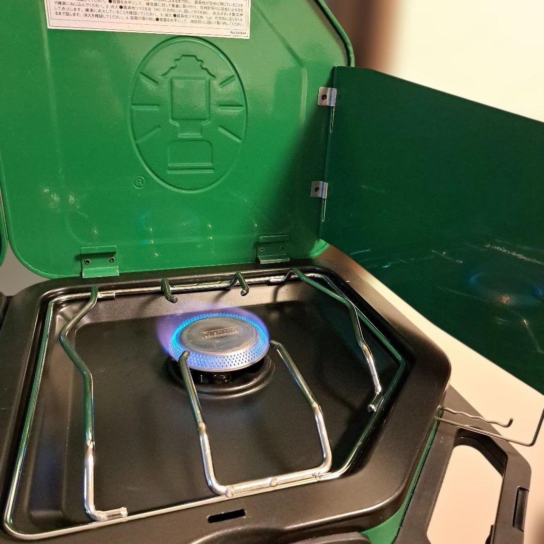 コールマン フォールディングLPツーバーナーストーブ　美品❗ 廃盤 稀少品❗
