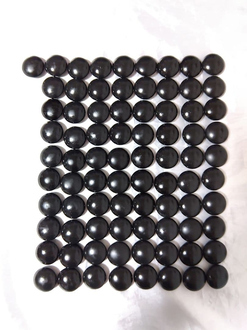 【希少】本那智黒　本蛤白　月　37号　碁盤碁石　那智黒　蛤　囲碁