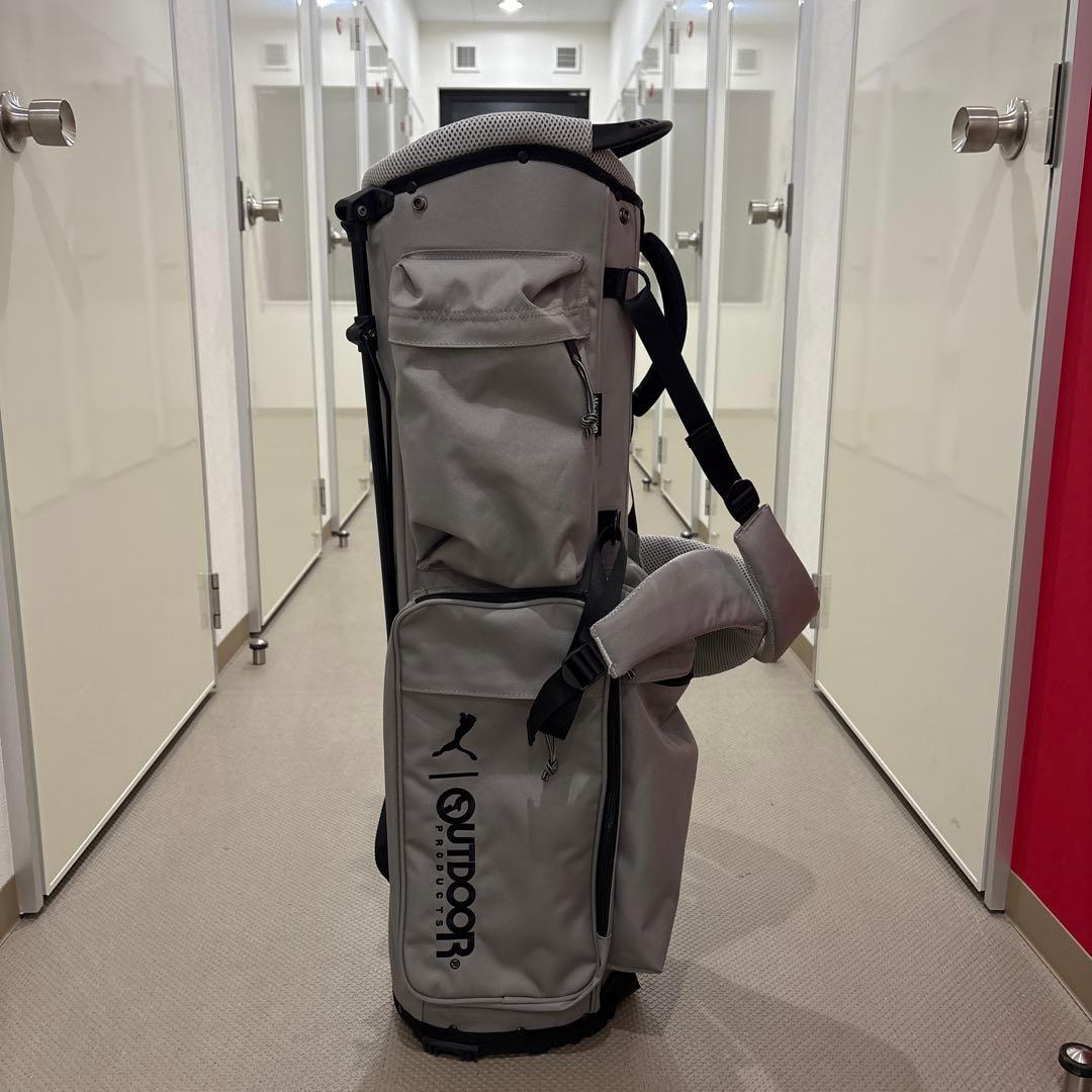 PUMA×OUTDOOR グレー キャディバッグ