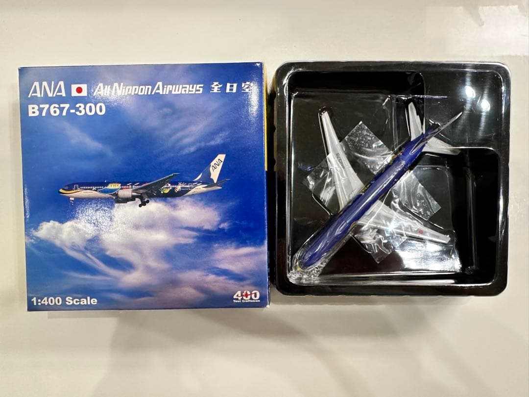 ANAボーイング767 マリンジャンボJr特別塗装 1:400ダイキャストモデル