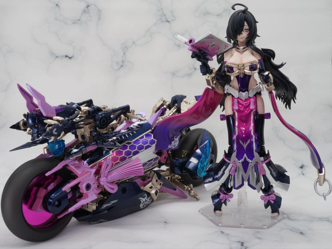 メガミデバイス 皇巫 ツクヨミ+バイク 完成品 塗装品