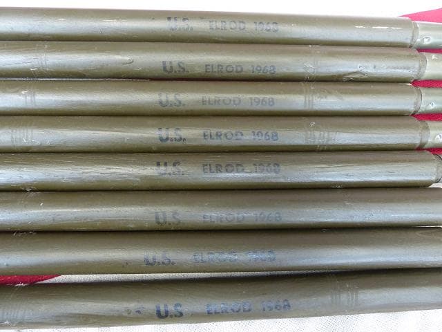 1968” 米軍実物 ナム戦 デッド!　テントポール　8本セット 軍幕 297