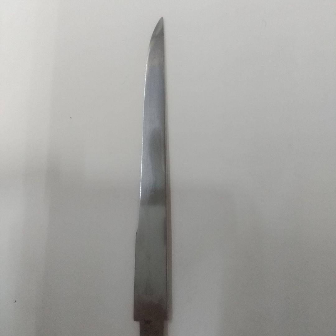 小刀　　銘　月山貞一造 　小柄　海老の図柄　刀装具　日本刀　小道具