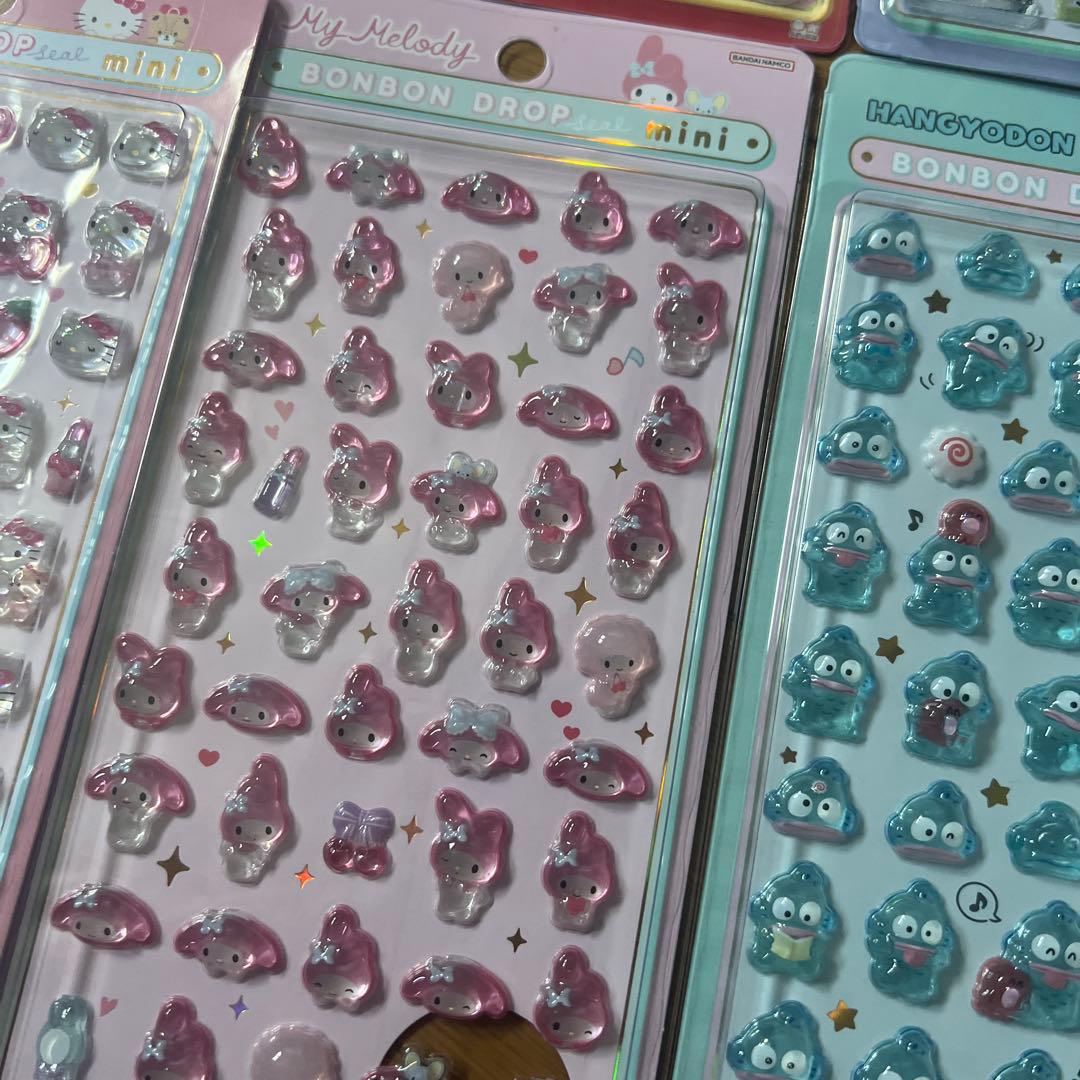 ボンボンドロップシール　サンリオミニ　ミニ シールセット