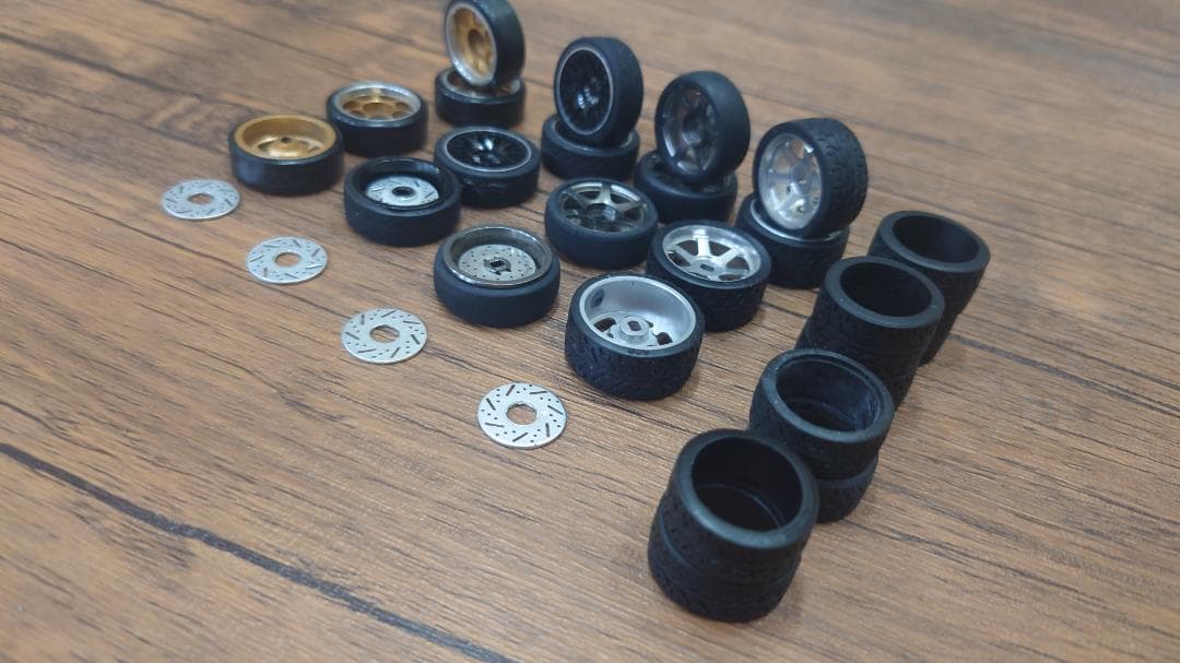 京商 ミニッツ MA　タイヤ ホイール ブレーキローターセット