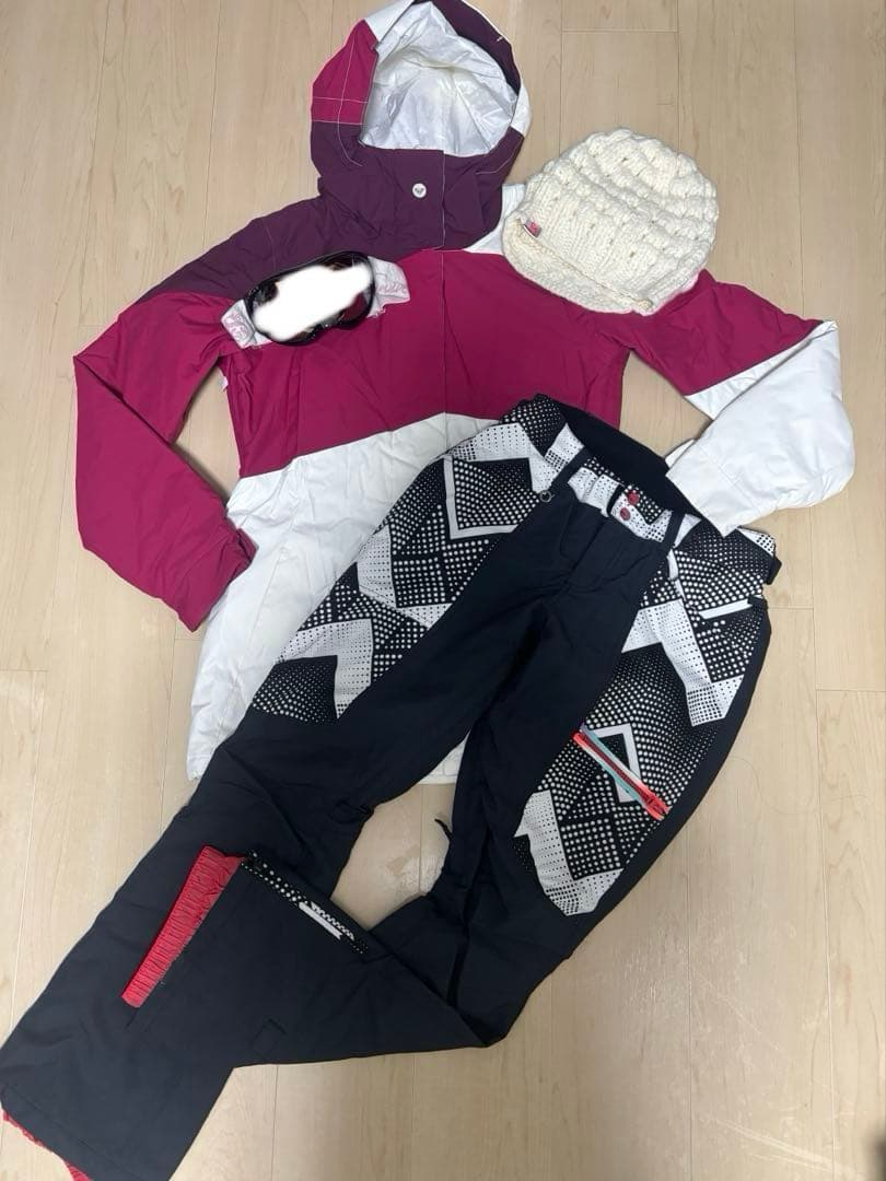 再値下げ【ROXY】スノーボードウェアセット（女性用）