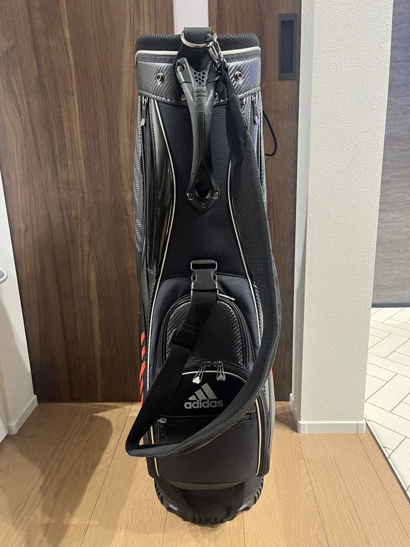 【美品‼️】adidasゴルフキャディバッグ　サービス付