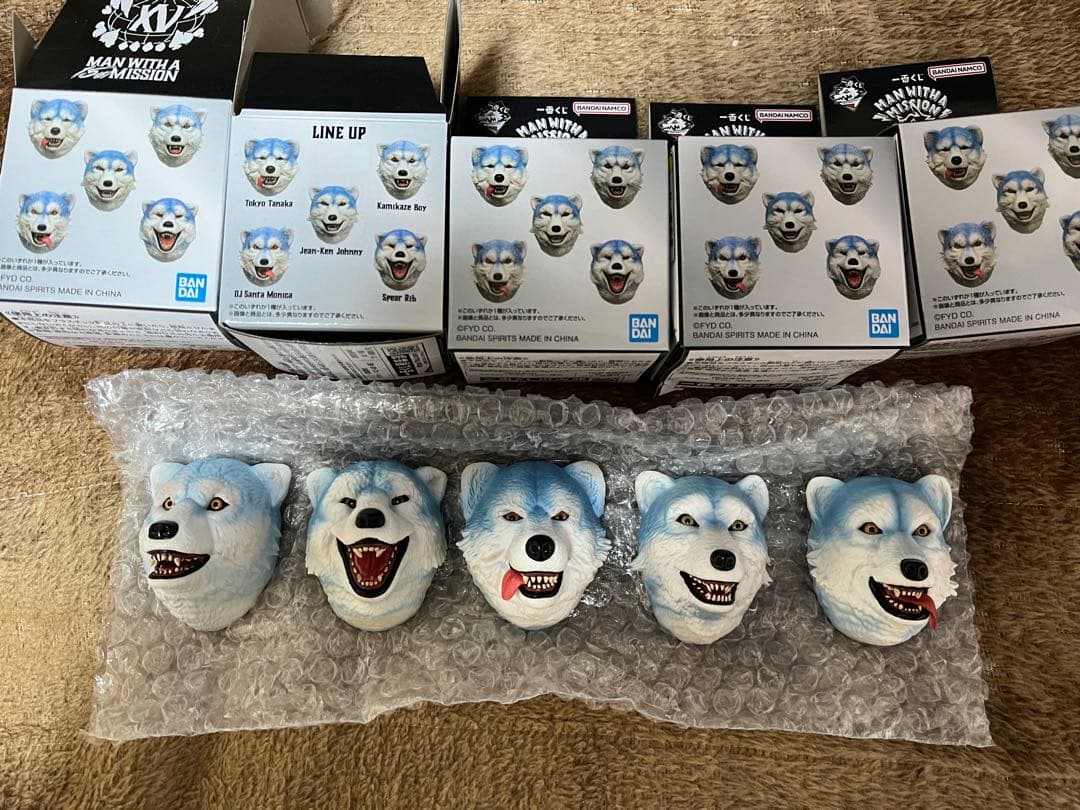 マンウィズ　一番くじ　マグネット5種