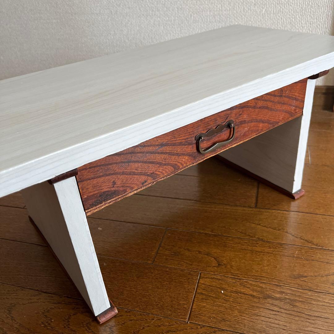 【一点物】ヴィンテージ アンティーク 机 大正 昭和レトロ品 小型机 ミニ座机