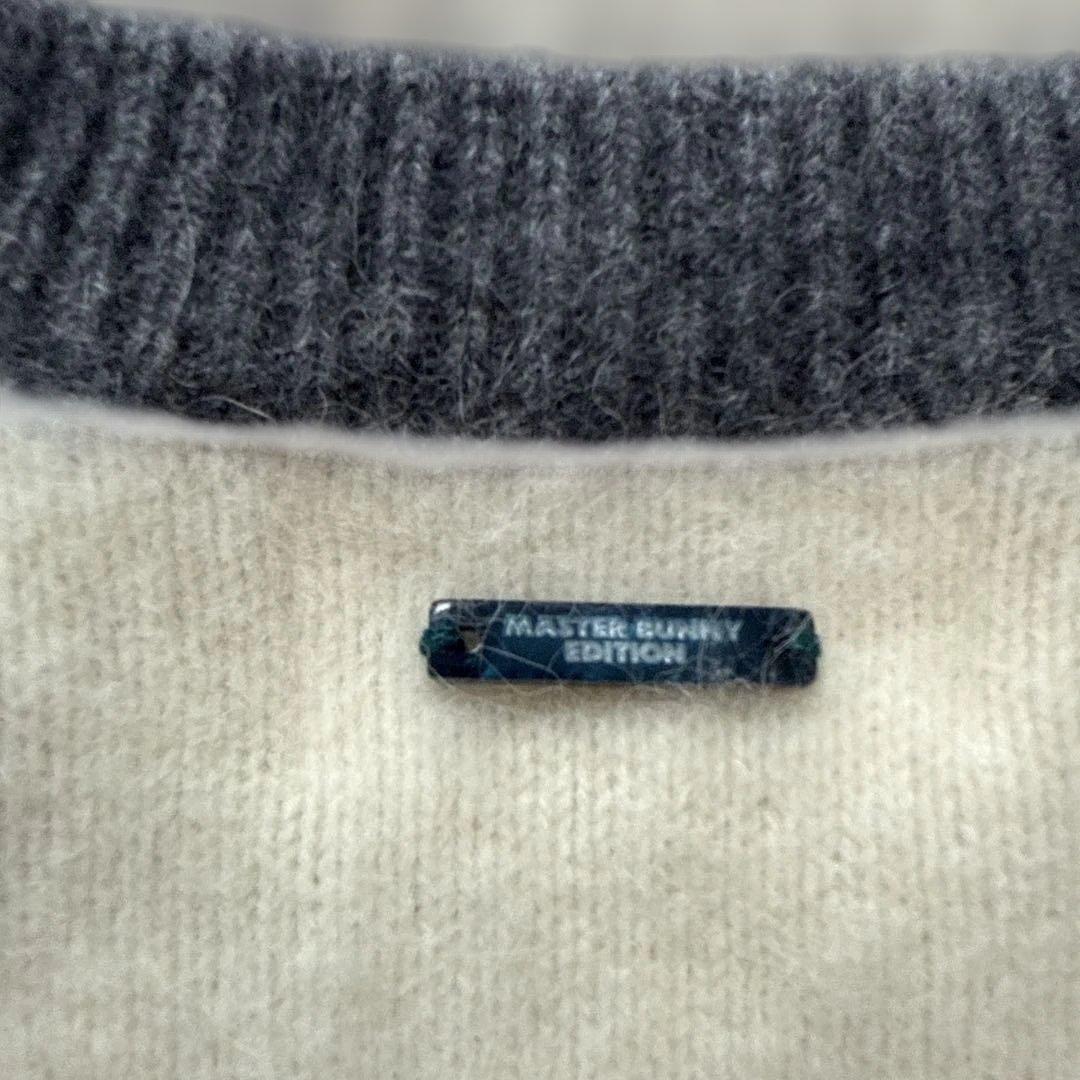 マスターバニー　ニット　L〜XL相当 白　ホワイト　グレー　ウール上質　5