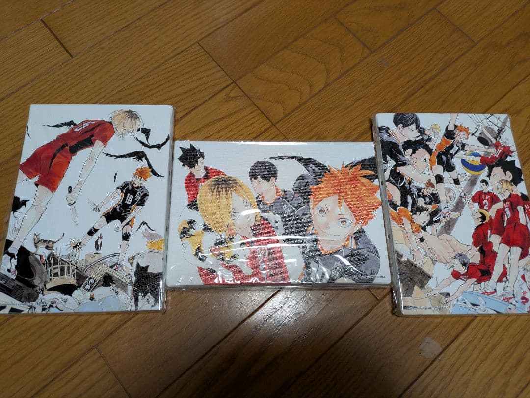 ハイキュー　パズル　アクリルジオラマ　アートボード　新品　5点セット