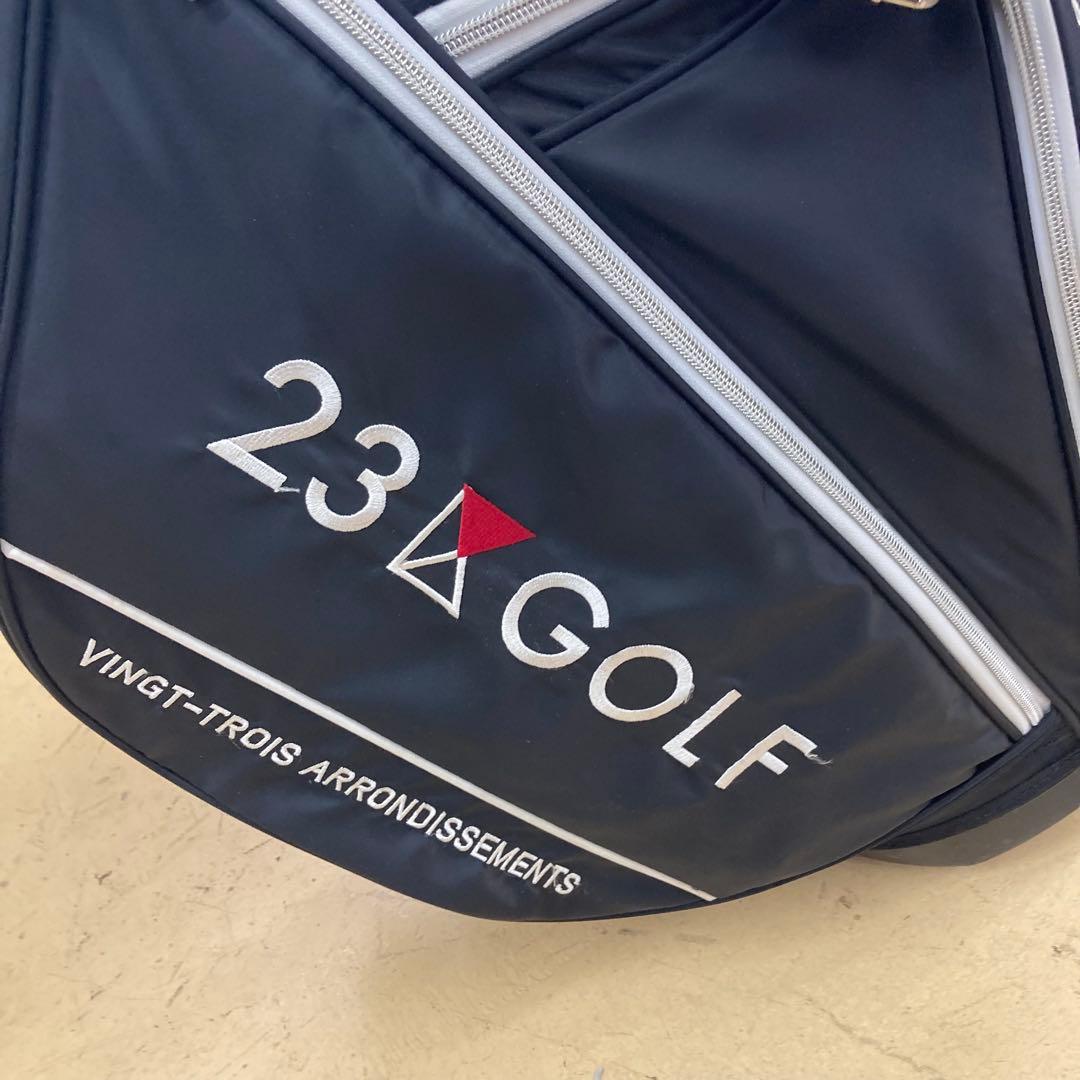 23区　GOLF ネイビー キャディバッグ
