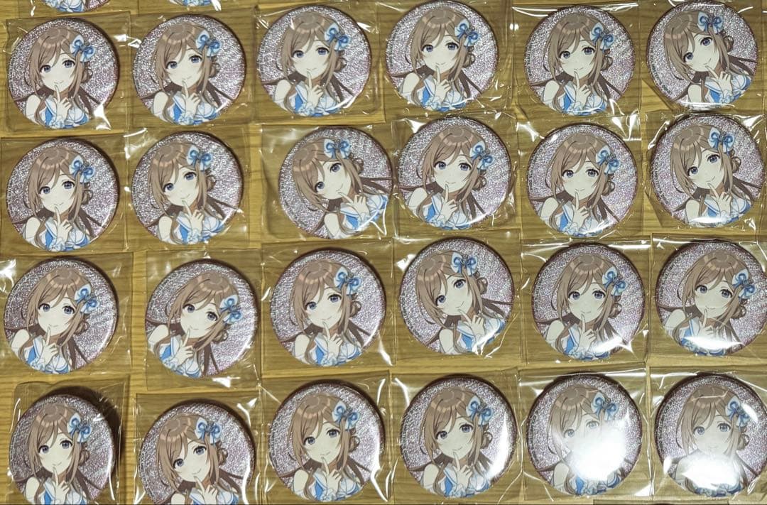 学園アイドルマスター 学マス 姫崎莉波 グリッター缶バッジ ローソン 24個