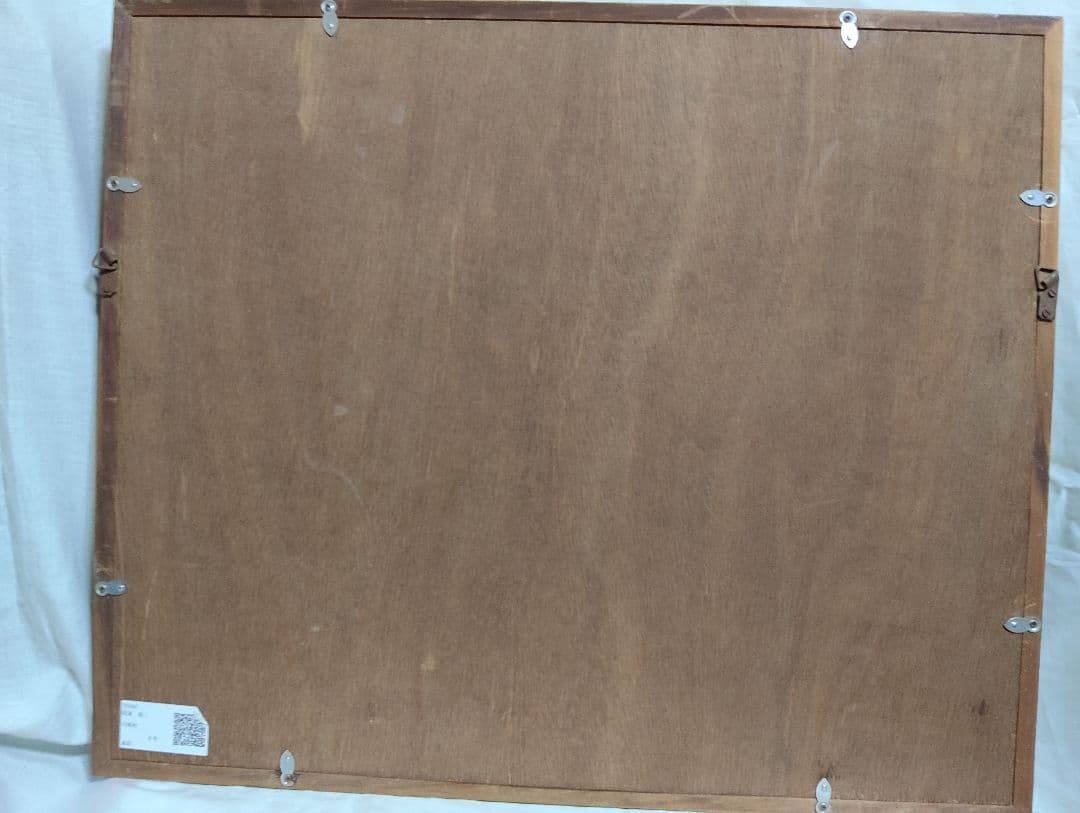 風景画 油彩 尾身周三 「白馬村」