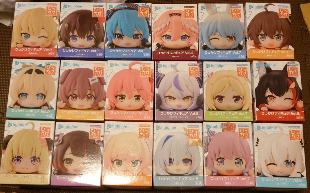 ホロライブ ひっかけフィギュア vol.1〜vol.8まで 計18種類セット