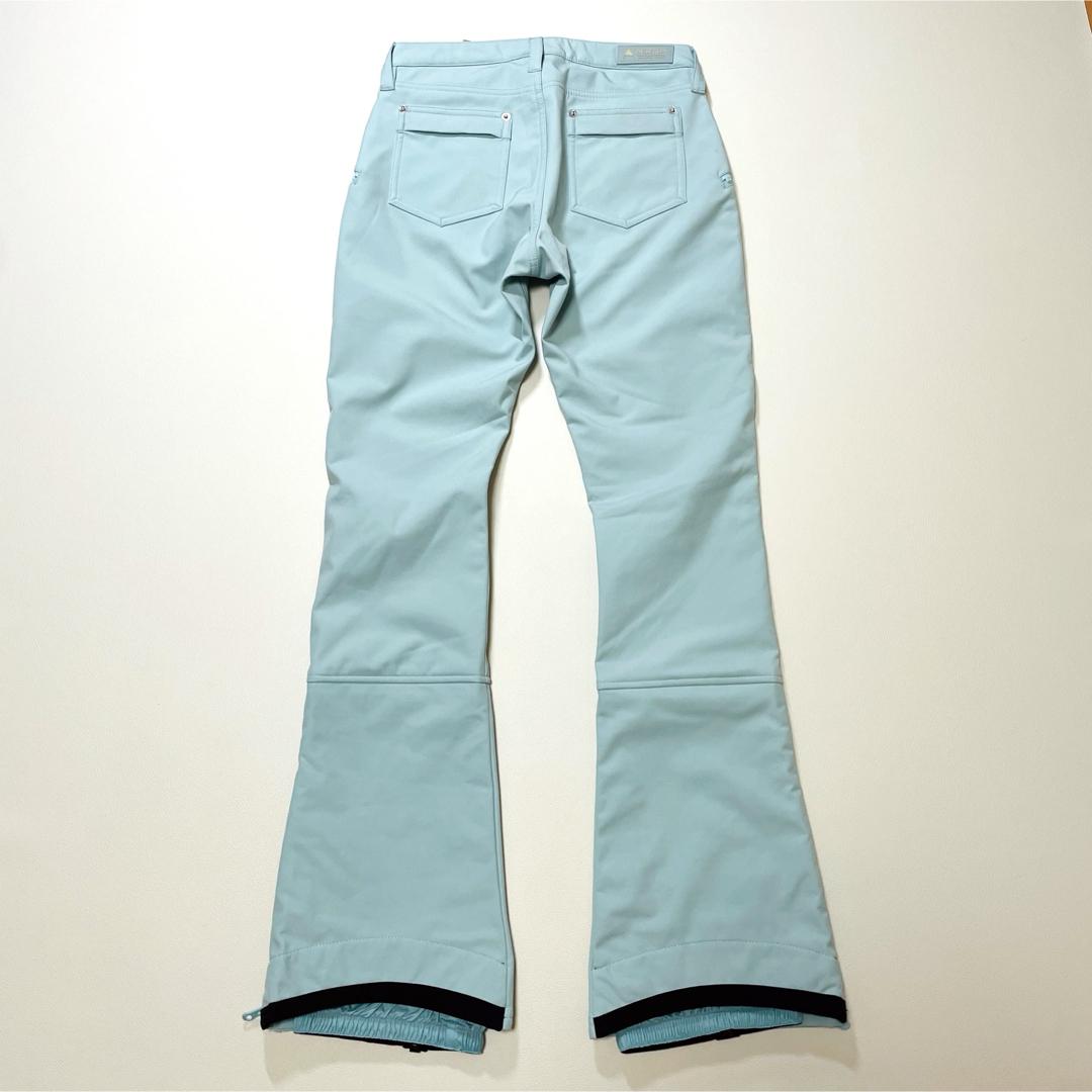 6713【タグ付】バートン　パンツ　レディース　裏起毛　ブーツカット　スリム