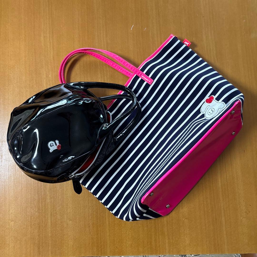 アルチビオストライプゴルフバッグ ハンドバッグ付き