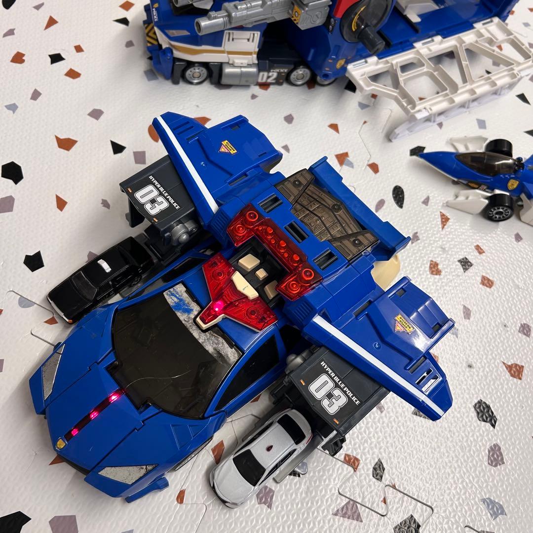 【新品電池交換済み】トミカ マグナムパトレーラー ハイパーブルーポリス おもちゃ