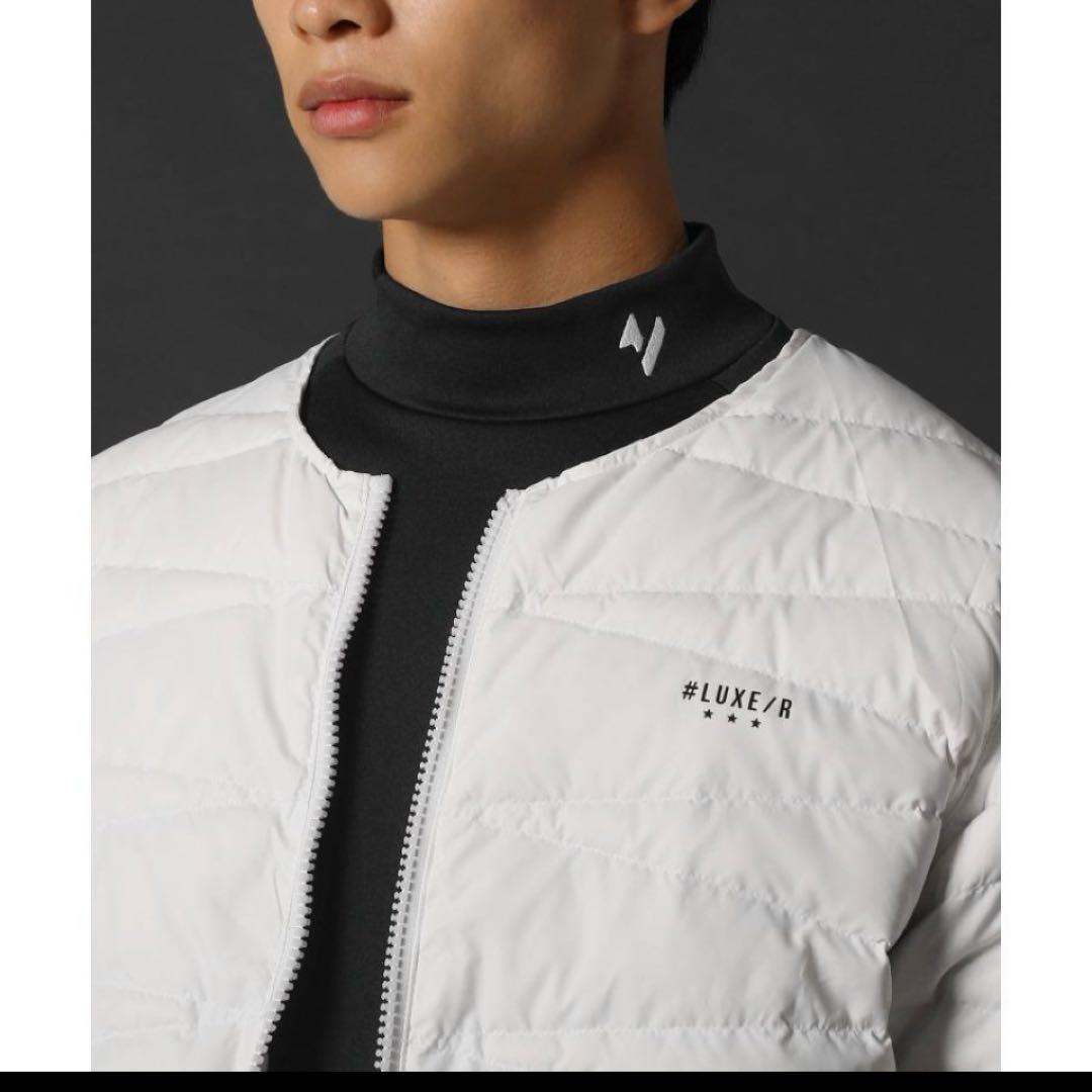 LUXE/R ダウンジャケット ノーカラージャケット ゴルフ