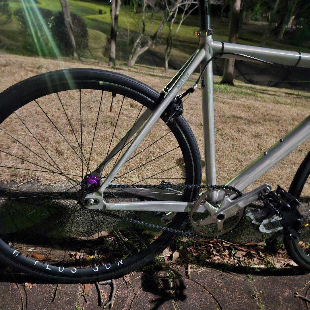 MASH AC-2 M マッシュ　フレームセット トムソンステム付 RAW