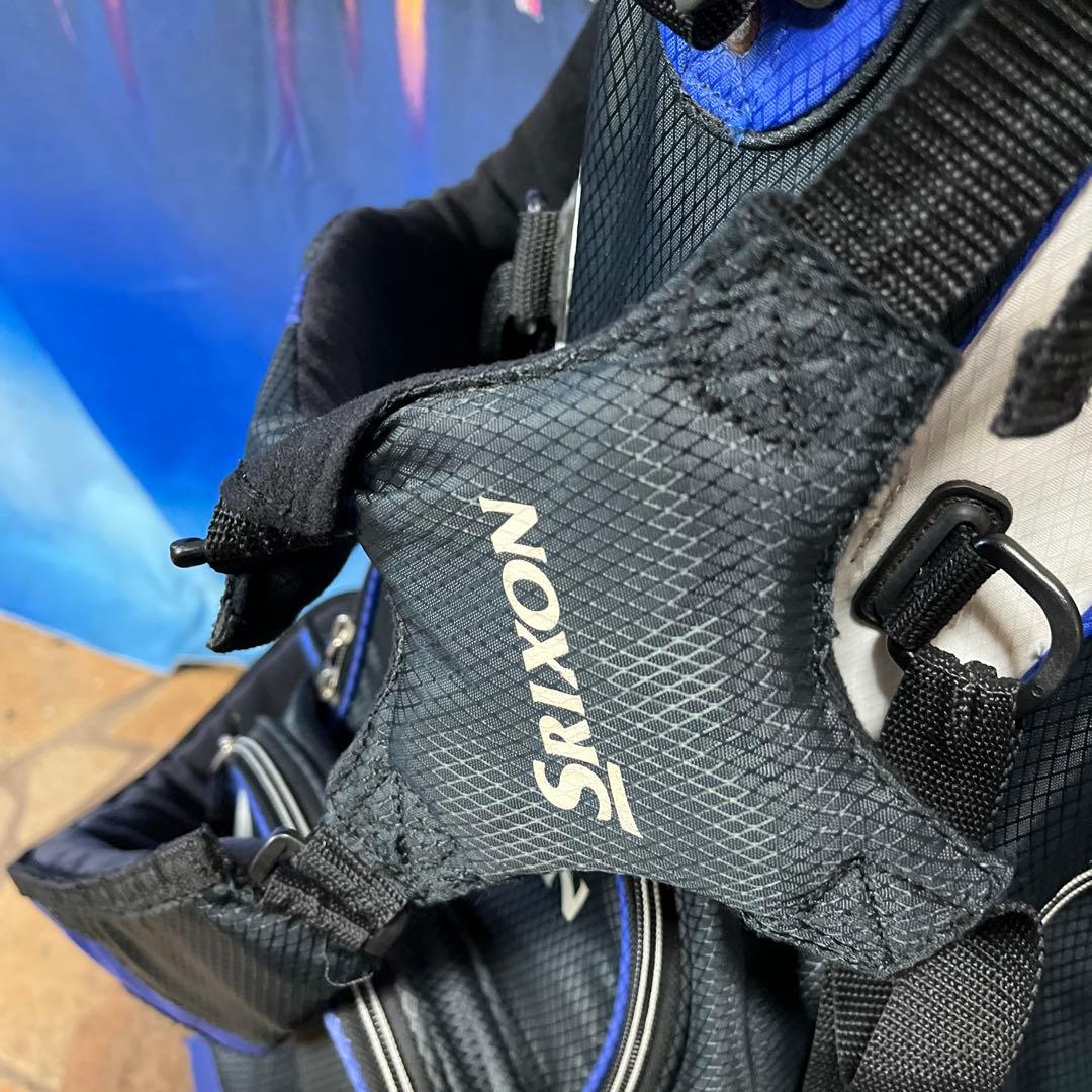 寶BT-1064 SRIXON スタンドキャディバッグ ブルーブラック