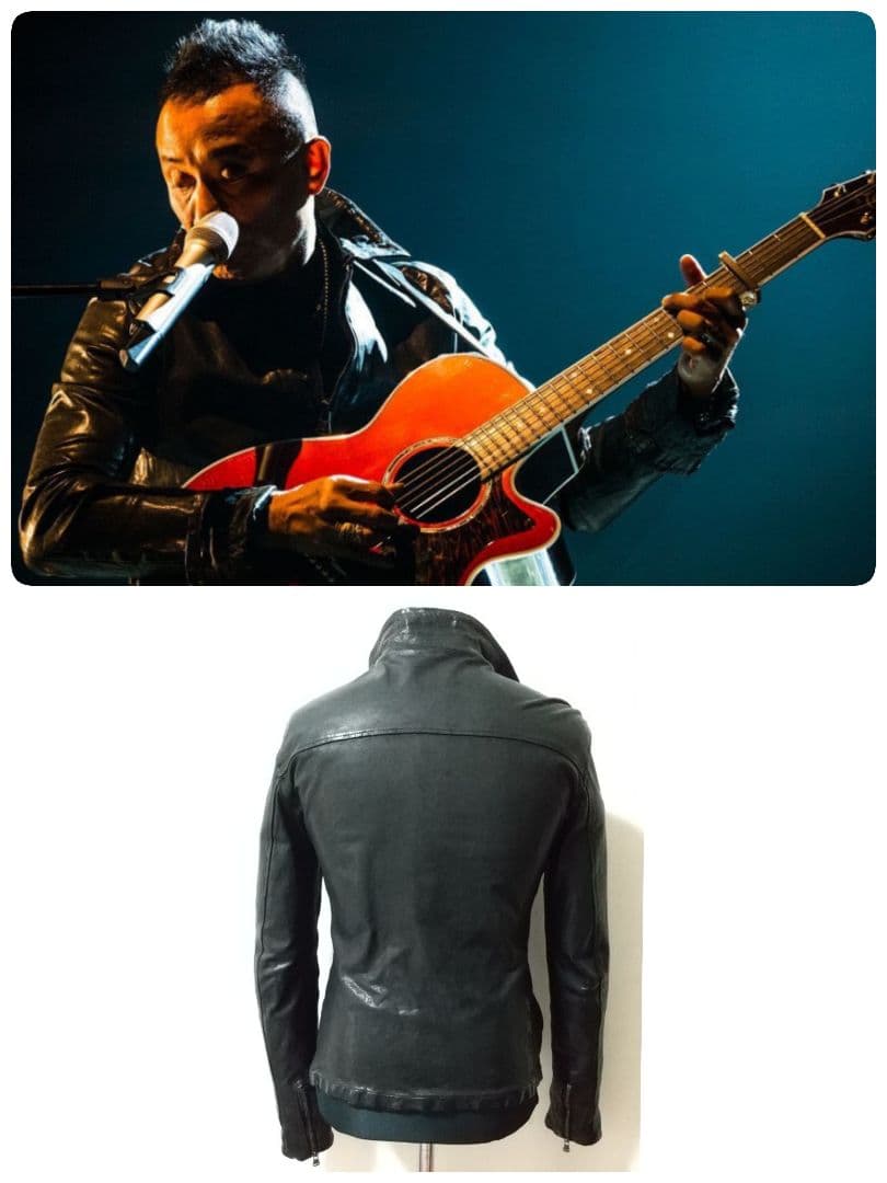 ★本物★超高級品 長渕剛さんISAMU KATAYAMA ライダースジャケットM