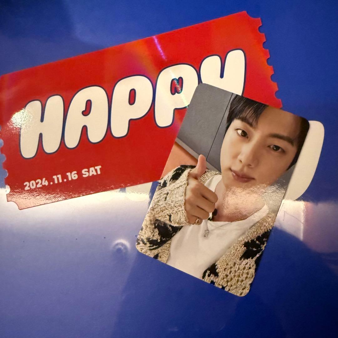 BTS ジン Happy スペシャルステージ 入場 特典 プレゼント トレカ