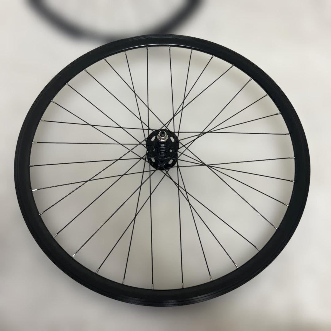 【極美品】ピスト用　ホイール 前後セット　ブラック