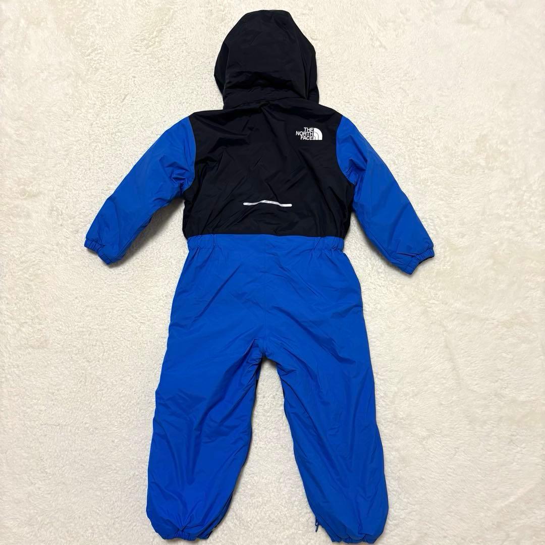 美品 THE NORTH FACE キッズ スキーウェア 100cm 青 × 黒