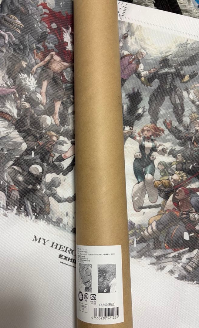 【新品未開封】僕のヒーローアカデミア　原画展　A2アートポスター 2枚セット