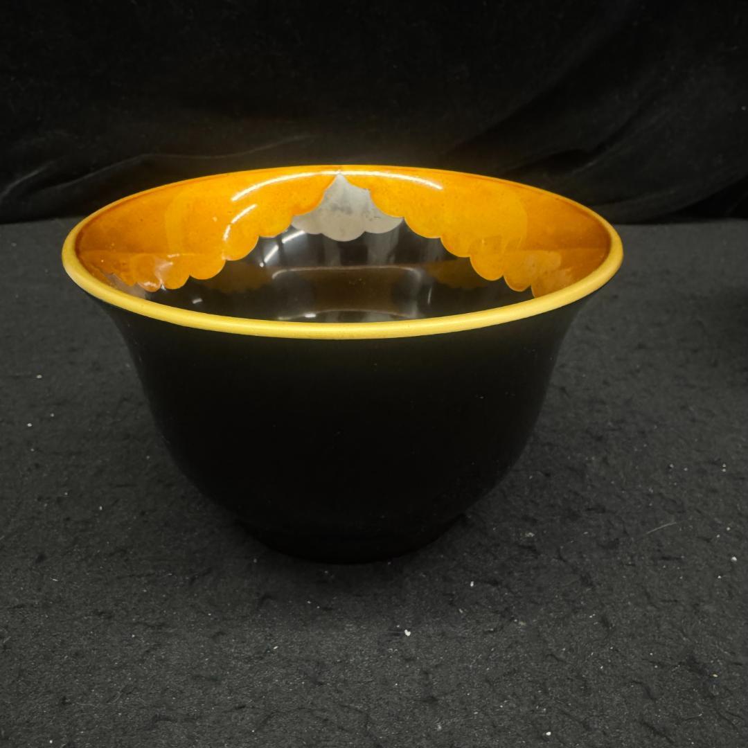 輪島塗　鶴亀蒔絵　壹対　高級漆器 共箱　共布