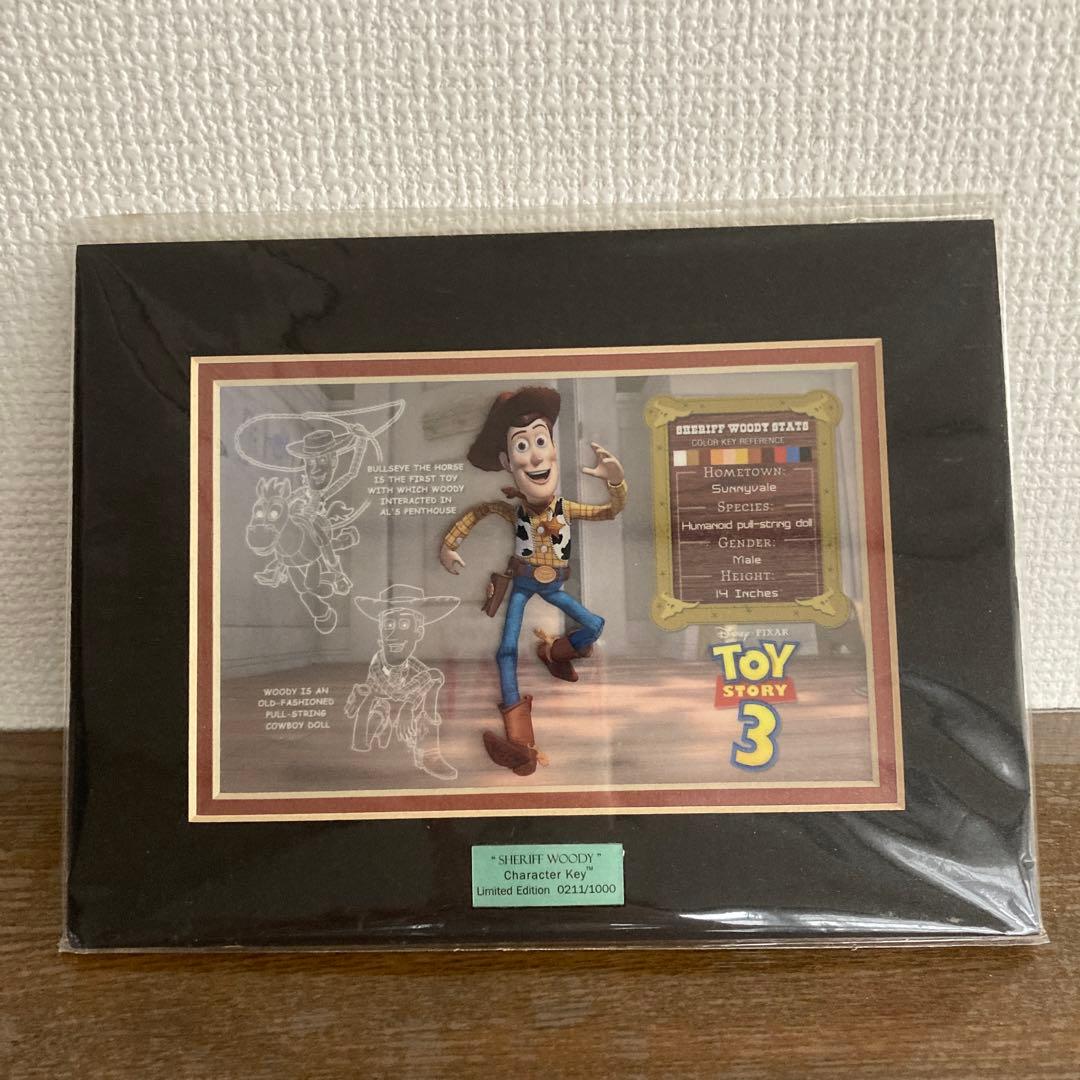 ディズニー　トイストーリー　ウッディ　セル画