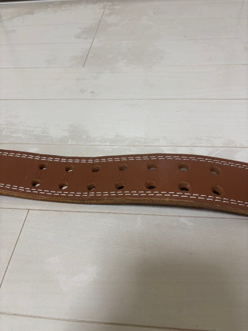 ゴールドジム　プロレザーベルト Mサイズ