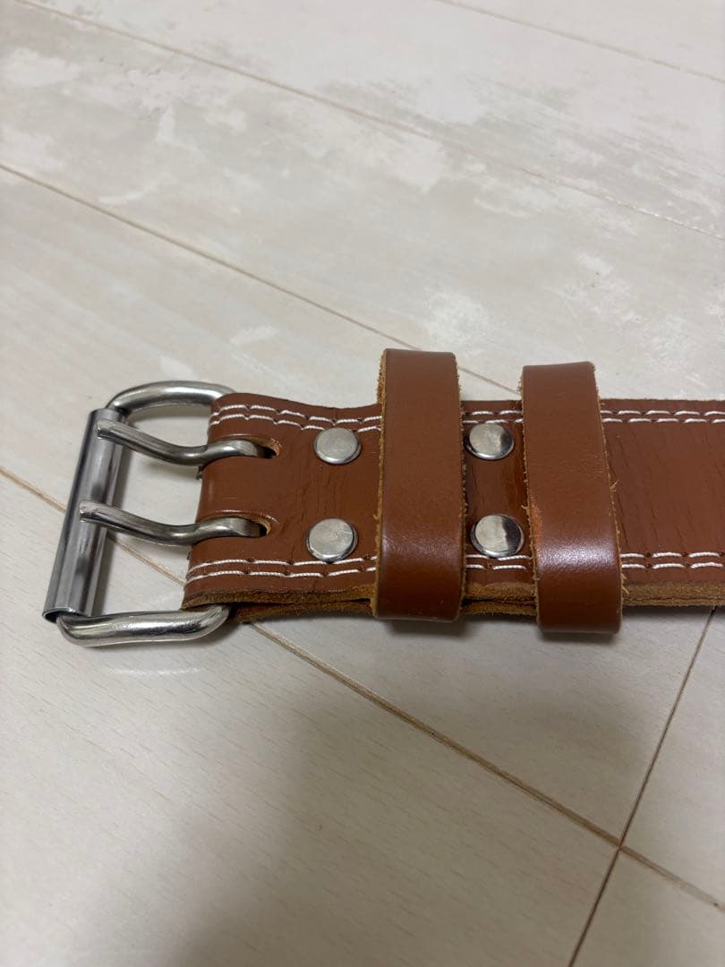 ゴールドジム　プロレザーベルト Mサイズ